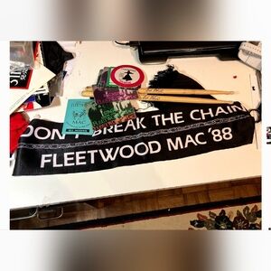 Fleetwood Mac '88 Scarf and Memorabilia.  *Listing Soon*